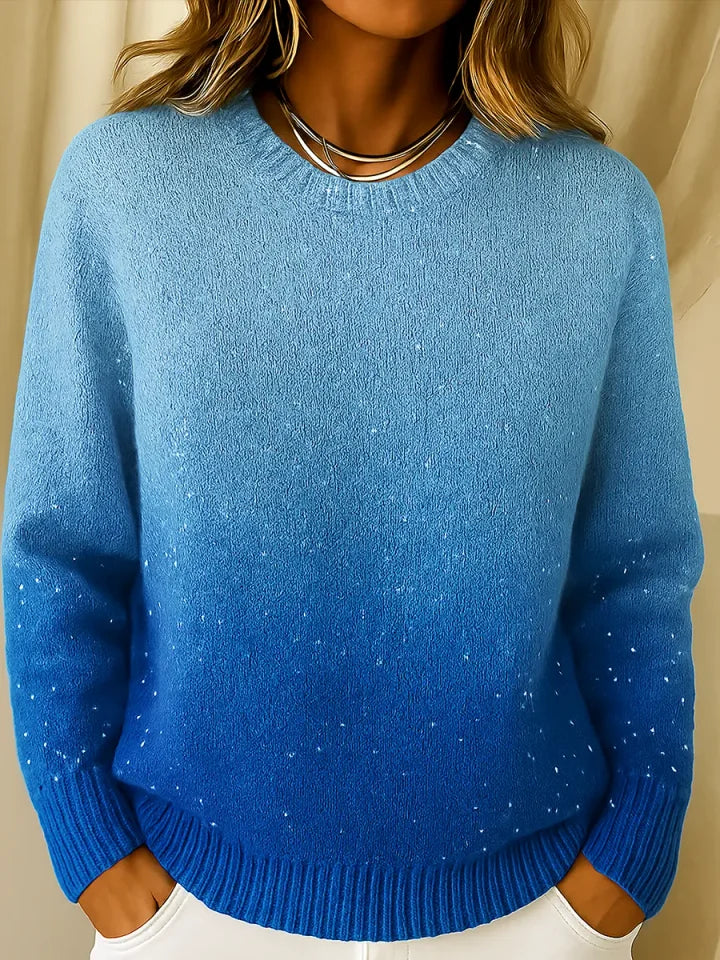 Cyravelle - Soft Ombré Knit Sweater