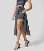 Maris - 2-in-1 High Waist Skirt