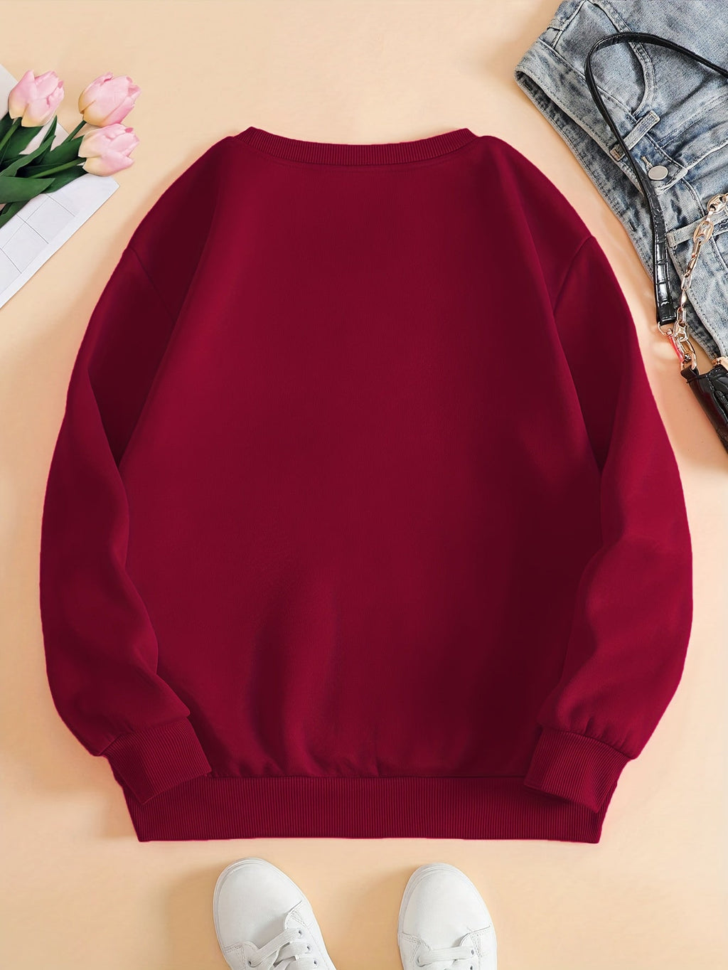 Belviera - Soft Heart Pattern Sweater