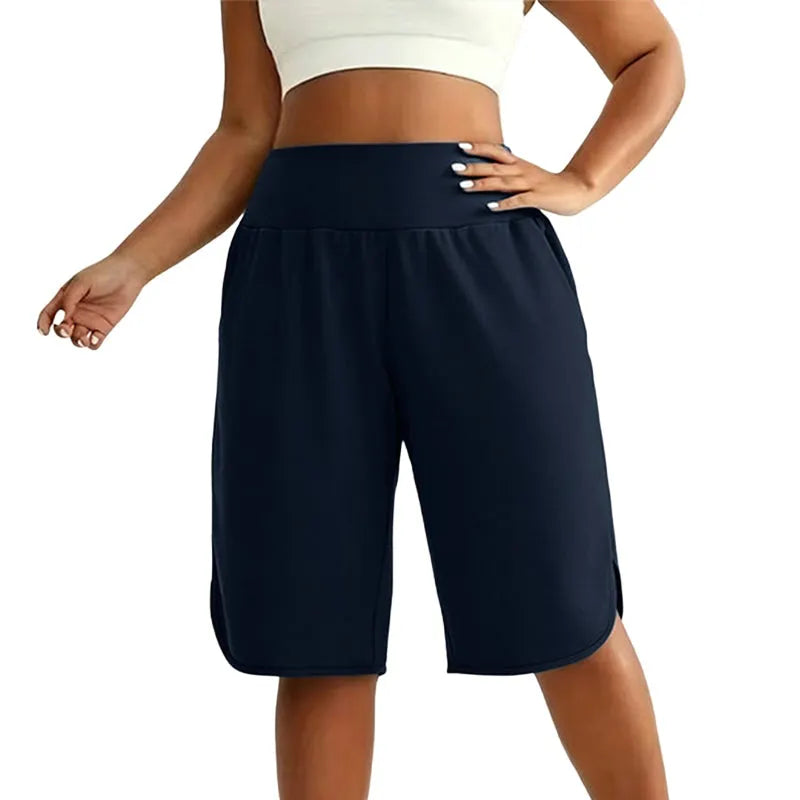 Graciela - Short, Women's, Large, High Waist, Knee Length