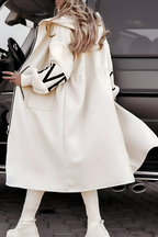 Anaïs - Women's jacket with knitted sleeves and hood