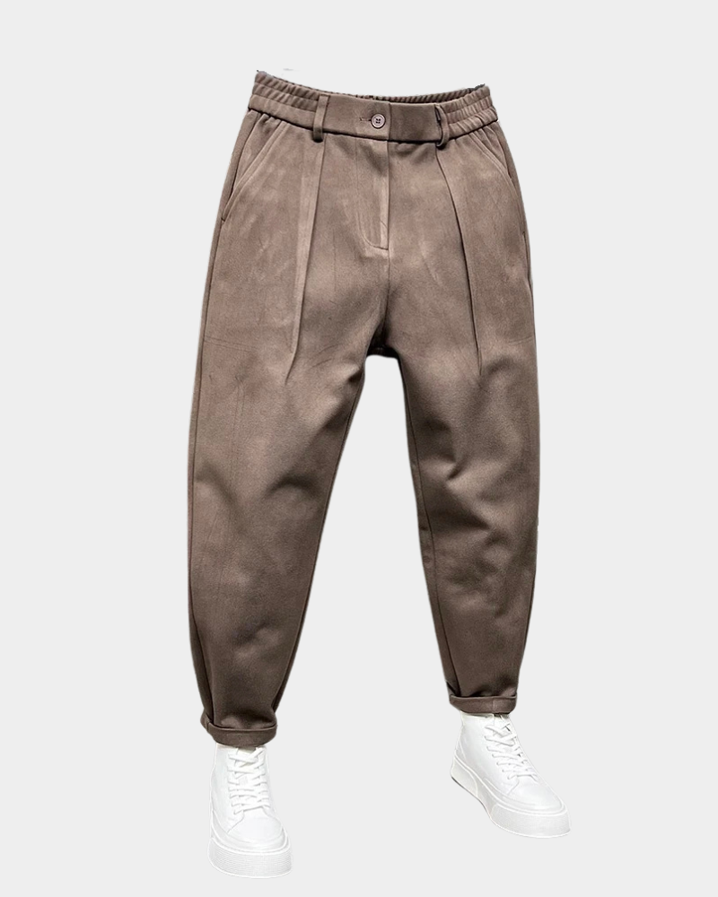 Percival | Tapered Trousers with Elastic Waist