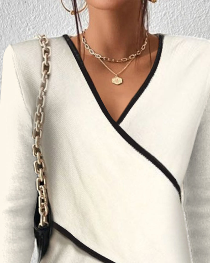 Sophie - Elegant V-neck sweater