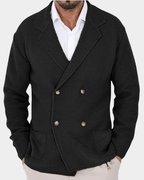 Rupert | Double Breasted Cardigan with Gold Buttons