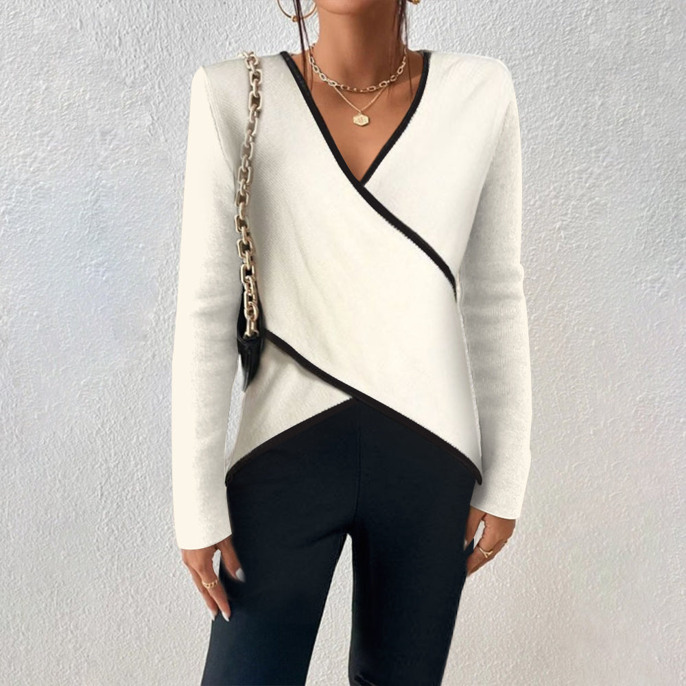 Sophie - Elegant V-neck sweater
