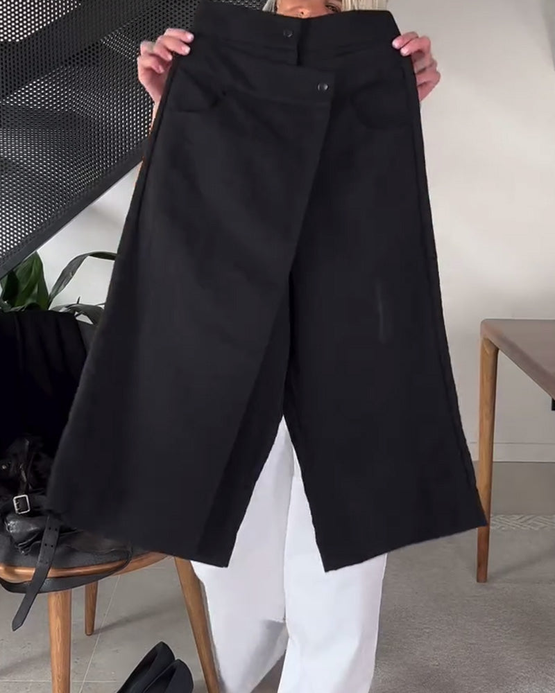 Blair - Women's Asymmetric Wide-Leg Trousers for Office and Everyday Wear