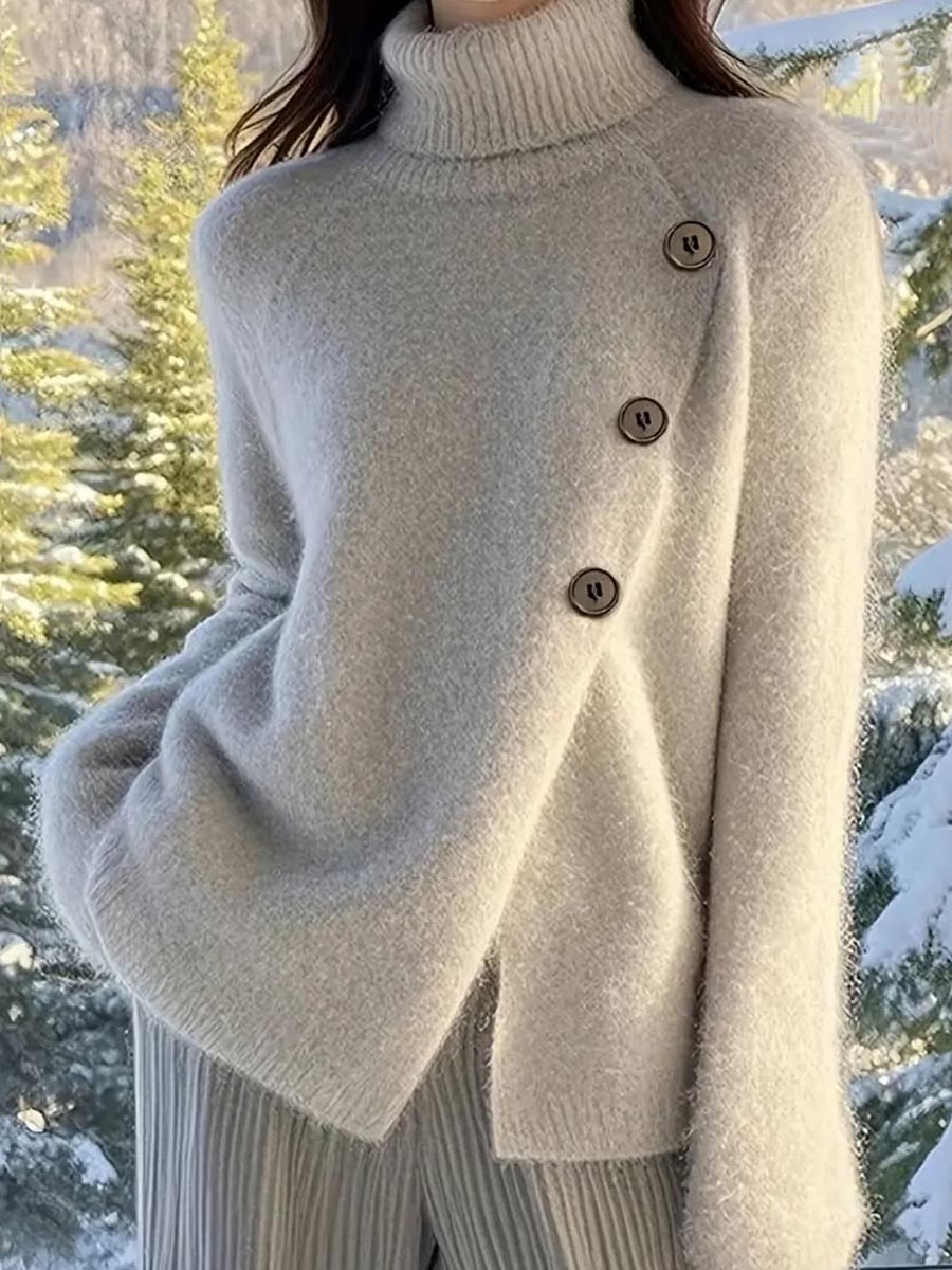 Pavinna - Women's Casual Turtleneck Sweater