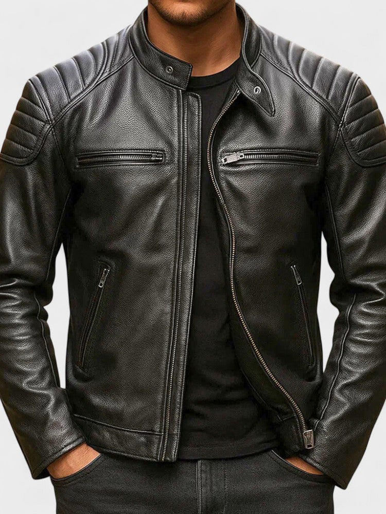 Xavier - Men's Vintage Leather Jacket