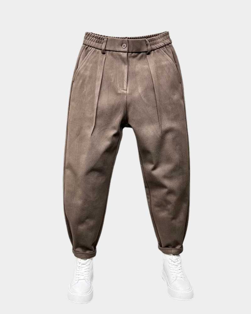 Percival | Tapered Trousers with Elastic Waist