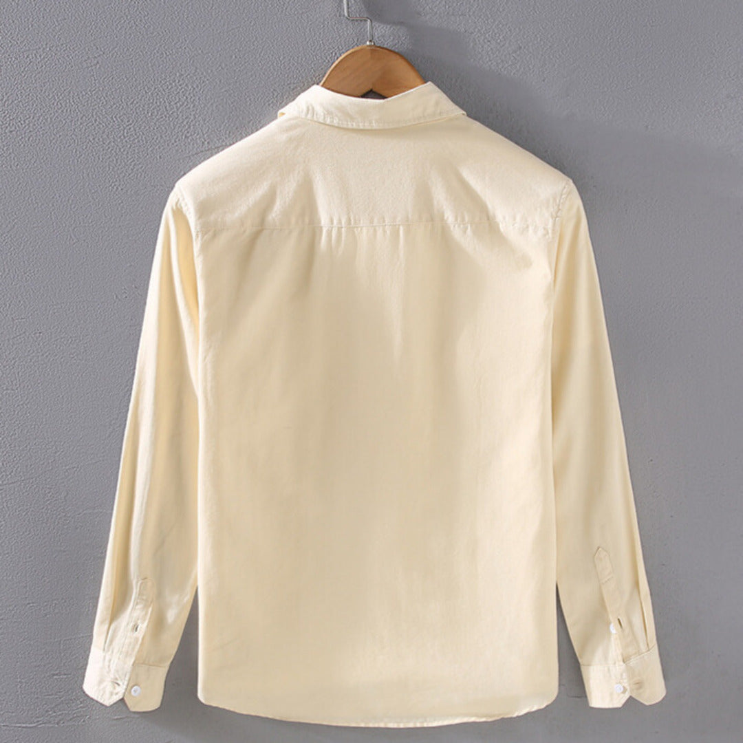 Hollis | Overshirt with Buttoned Cuffs and Drop Hem