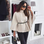 Kaliravella - Elegant Butterfly Sleeve Jacket with Belt