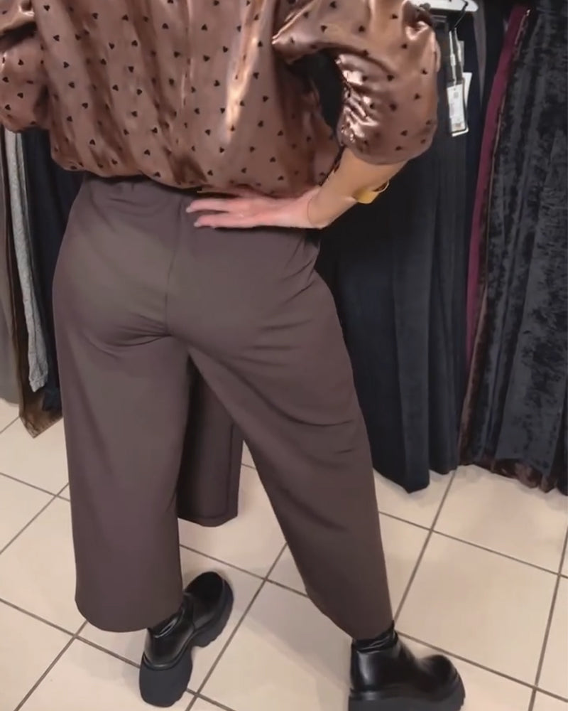 Oravelline - Elegant Trousers with Modern Zip Closure