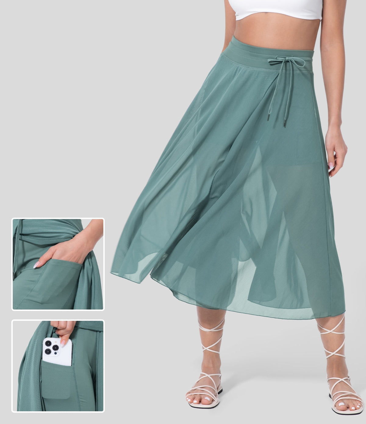 Maris - 2-in-1 High Waist Skirt