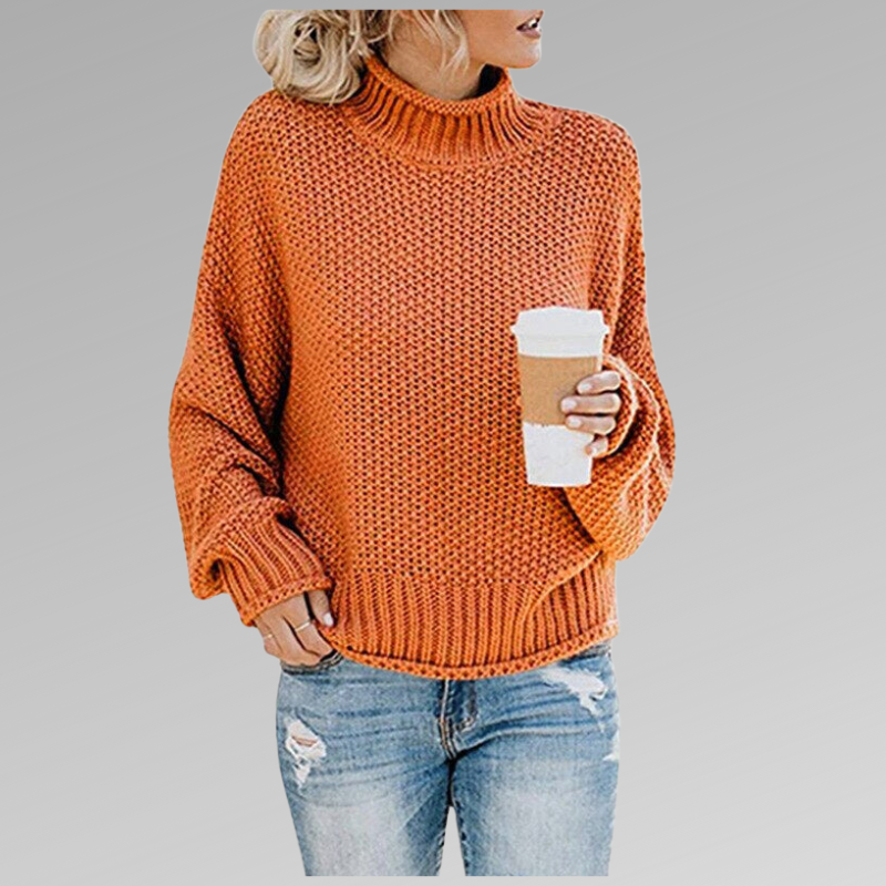 Loes - Women's Turtleneck Sweater 2025 Oversize