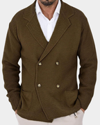 Rupert | Double Breasted Cardigan with Gold Buttons