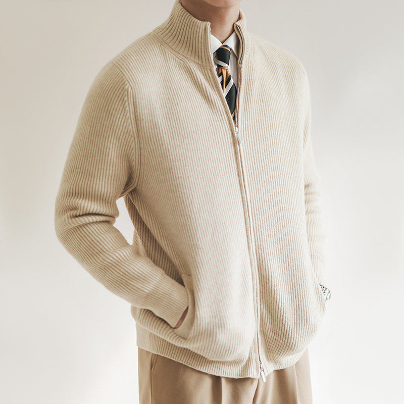 Matthias | Knit Cardigan with Welt Pockets