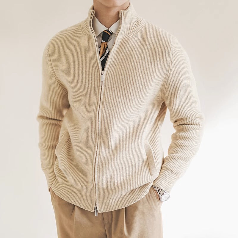 Matthias | Knit Cardigan with Welt Pockets
