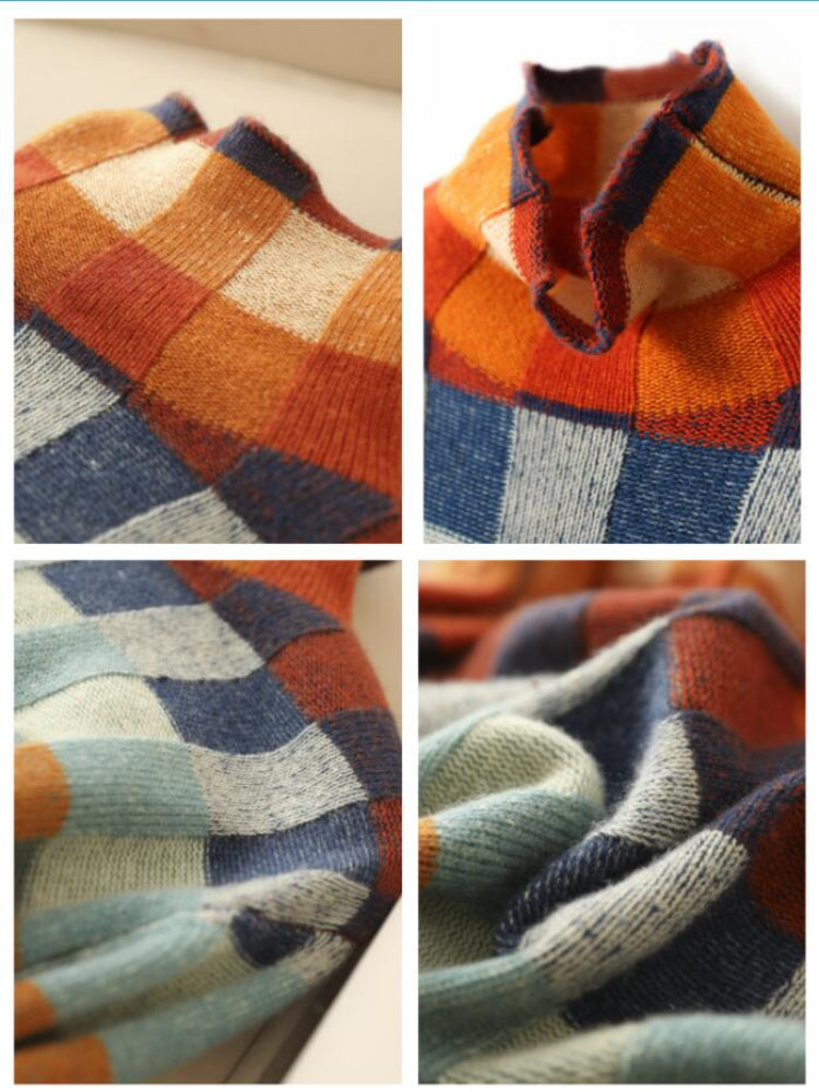 Hodierna - Geometric Women's Winter Sweater