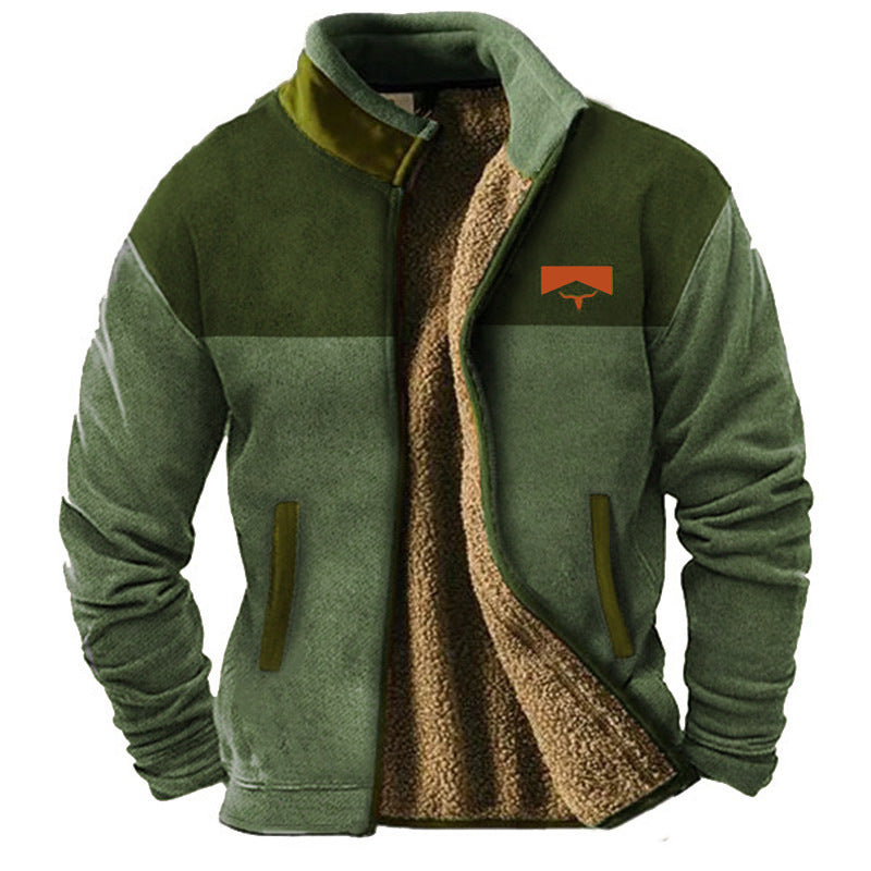 Pascal - Stylish fleece jacket with thermal lining for men