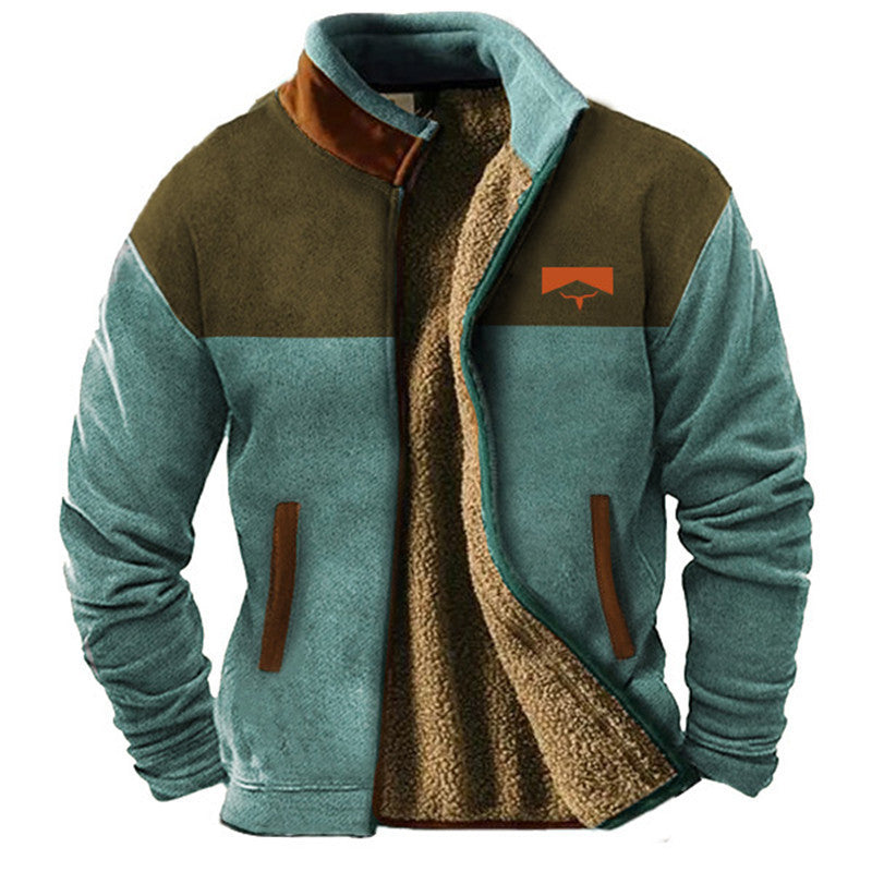 Pascal - Stylish fleece jacket with thermal lining for men