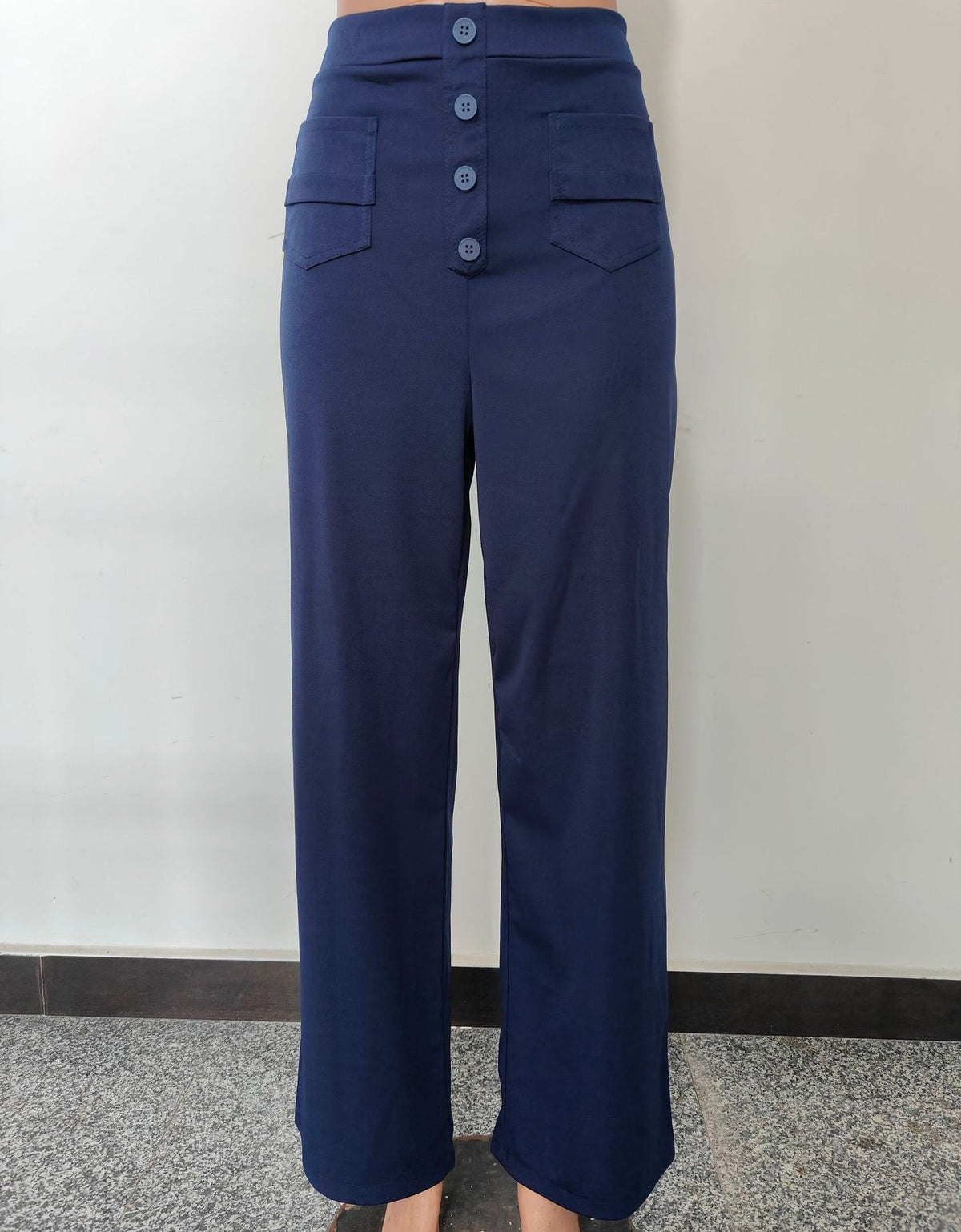 Nara - High Elasticity - High Waist Straight Leg Casual Pants