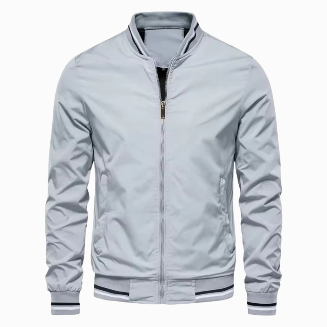 Chris | Casual Zip Bomber Jacket
