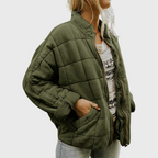 Taveline - Elegant oversized jacket with lightweight lining and practical pockets