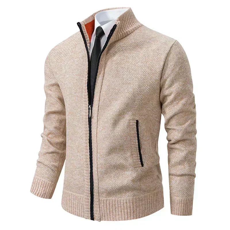 Rikard | Knit Cardigan with Zip Pockets