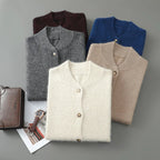 Josse | Crew Neck Button Cardigan