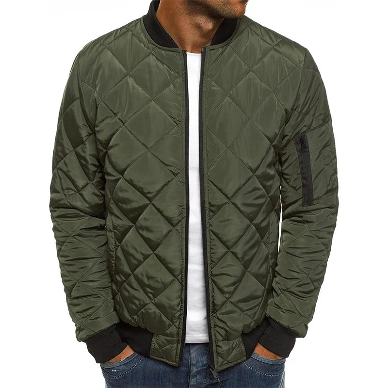 Daniel | Stylish Quilted Bomber Jacket