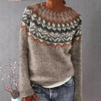 Nathalie - Chic Striped Sweater for Fall-Winter
