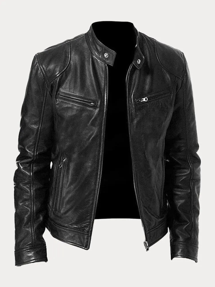 VINA | STYLISH BIKER LEATHER JACKET FOR MEN