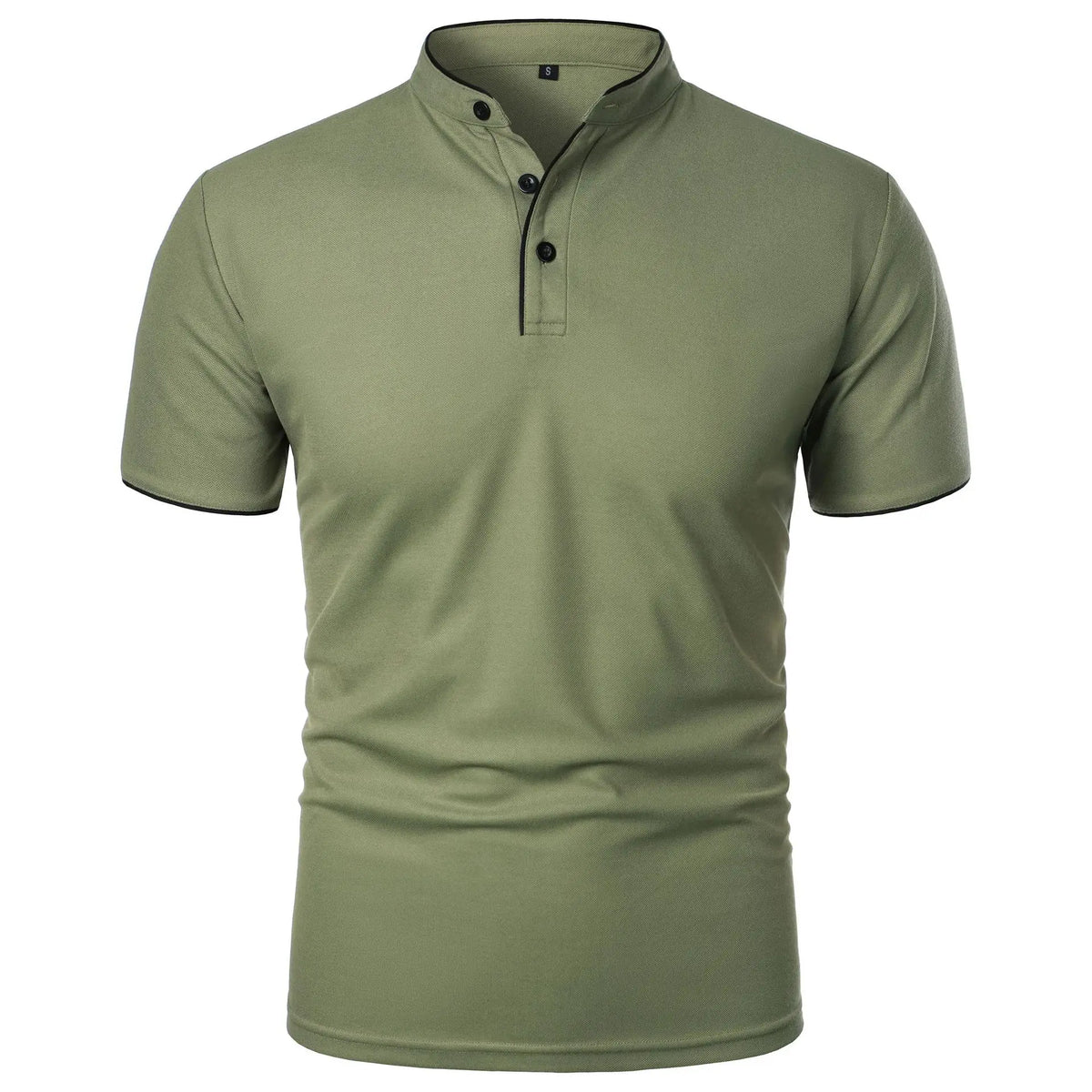 Felin | Polo Shirt with Mandarin Collar