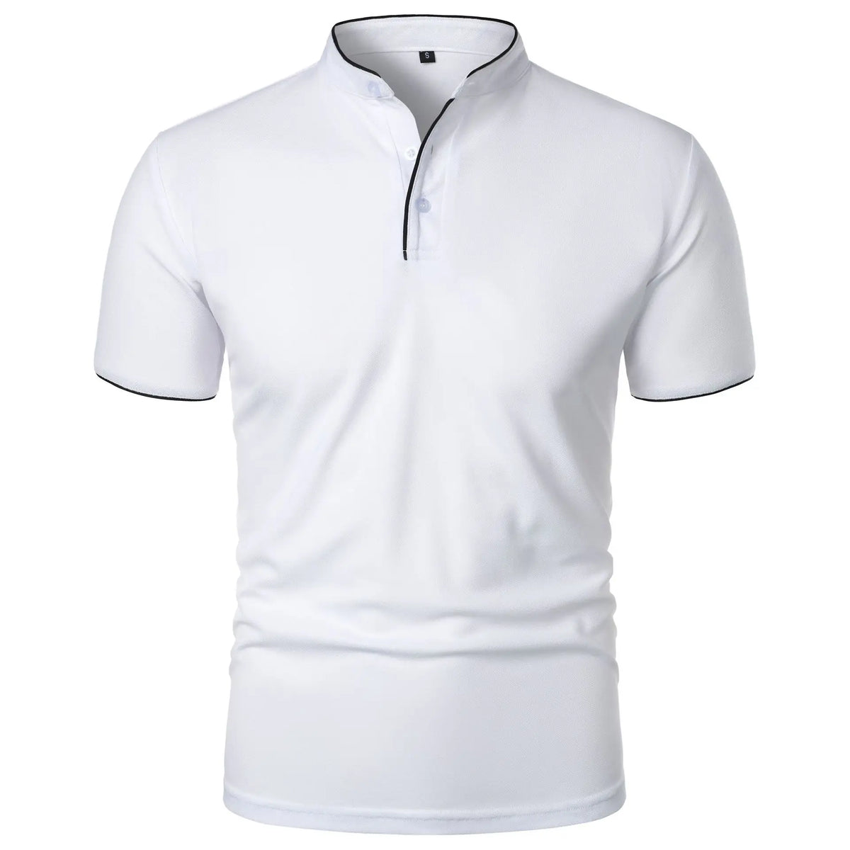 Felin | Polo Shirt with Mandarin Collar