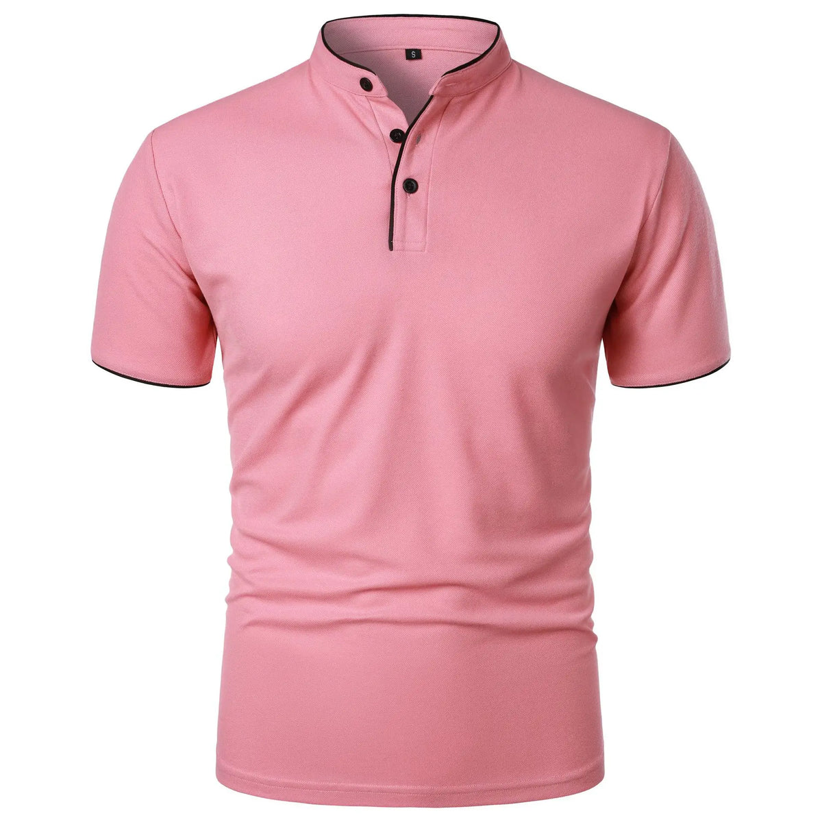 Felin | Polo Shirt with Mandarin Collar