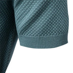 Harlan | Knit Polo Shirt with Open V Placket