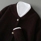 Josse | Crew Neck Button Cardigan