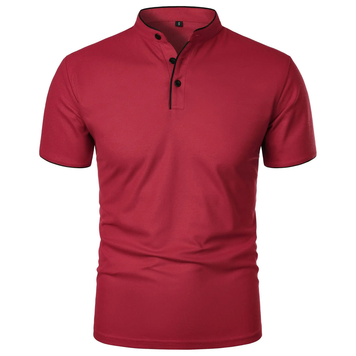 Felin | Polo Shirt with Mandarin Collar