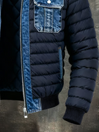 Zacharie - Modern Quilted Denim Jacket