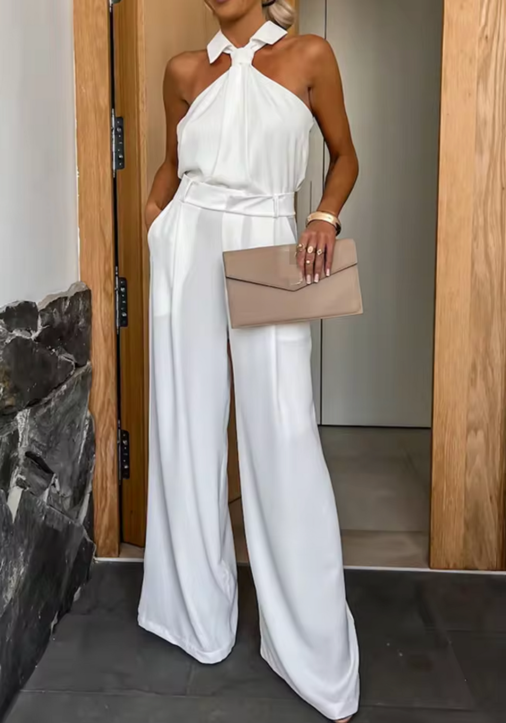Tulsa - Elegant Sleeveless Jumpsuit