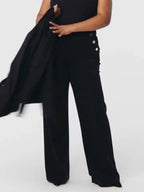 Élise - Women's Elegant Wide-Width Pants