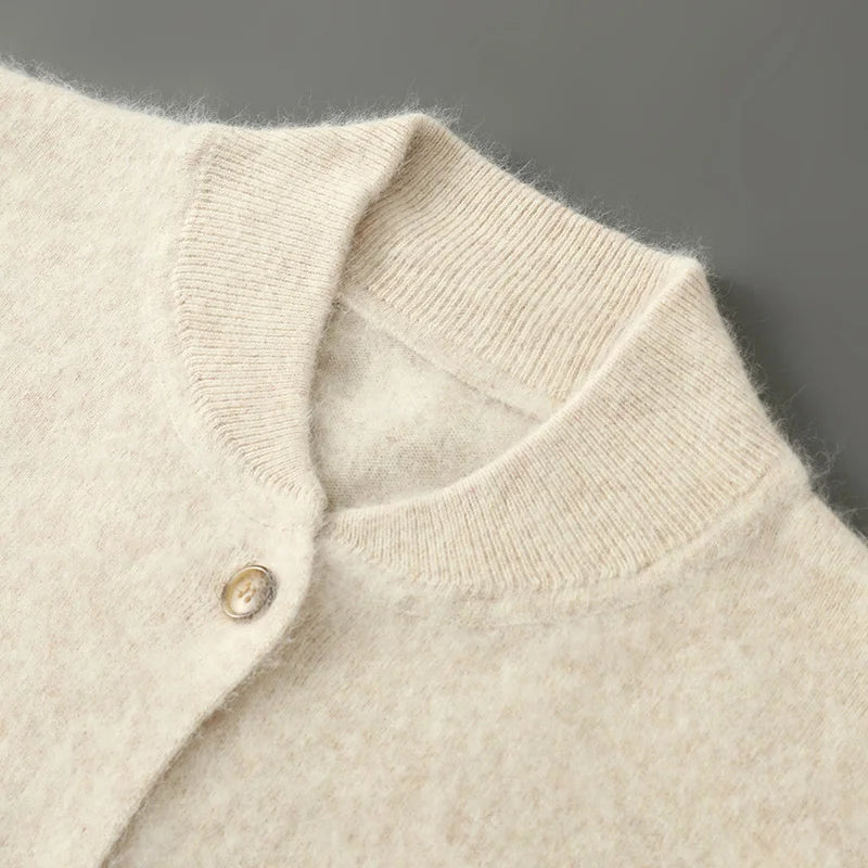 Josse | Crew Neck Button Cardigan
