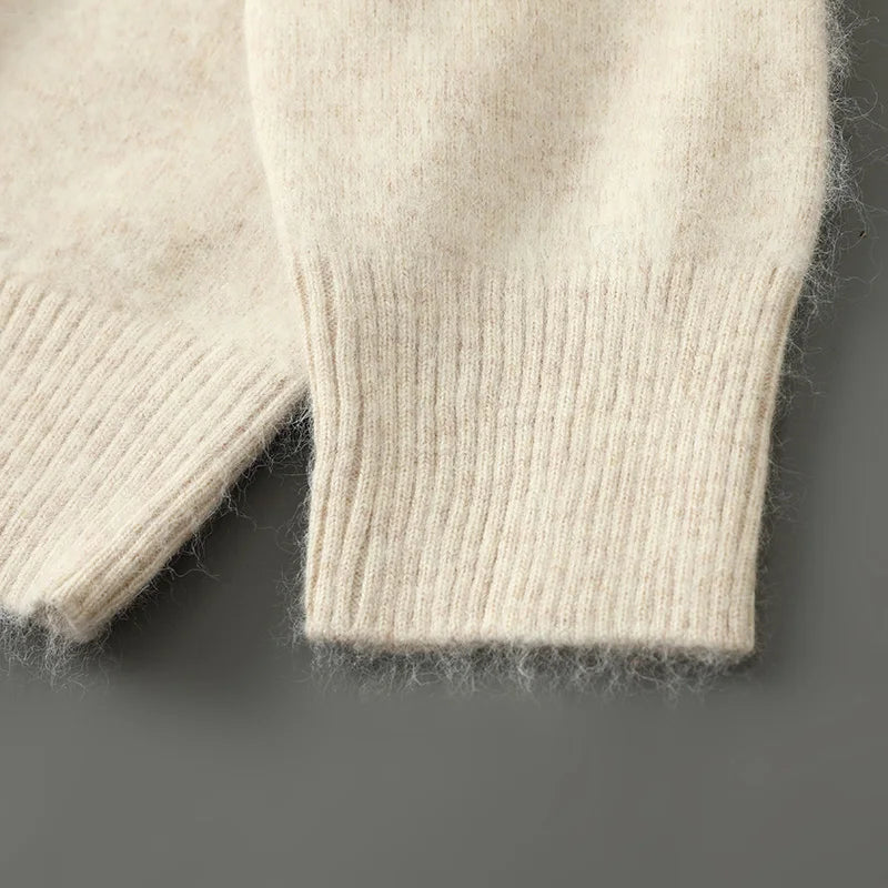 Josse | Crew Neck Button Cardigan