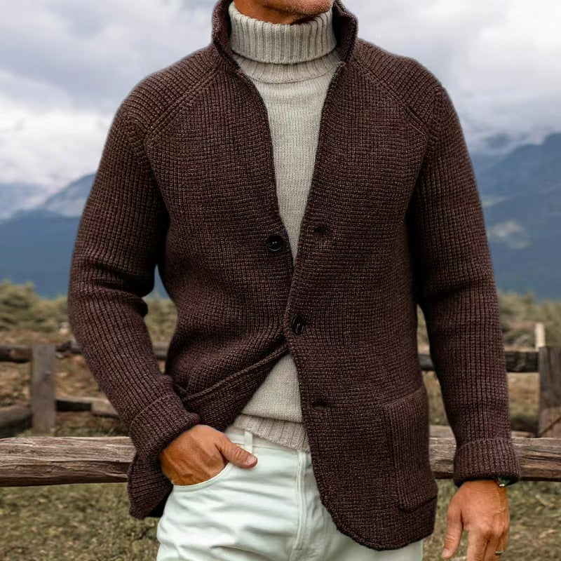 Luca | Chunky Cardigan with Raglan Sleeves