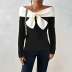 Noémie - Unique top with knot effect