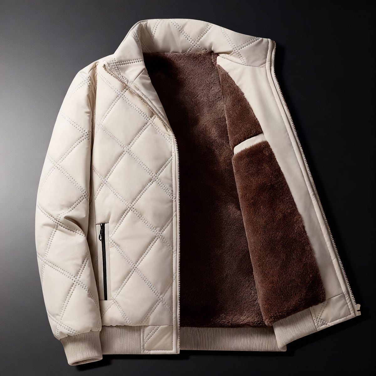 Elliot - Men's Quilted Fleece Jacket
