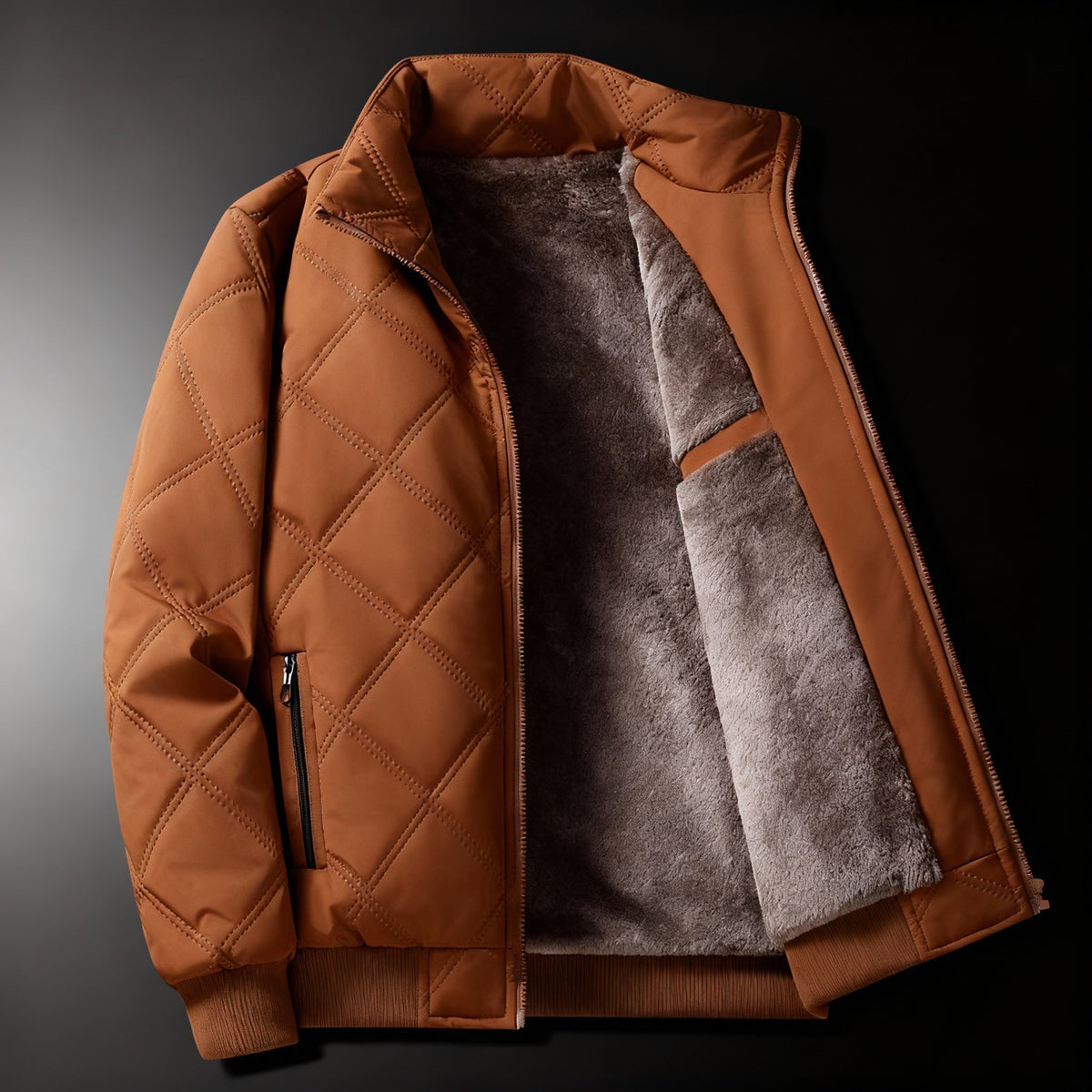 Elliot - Men's Quilted Fleece Jacket