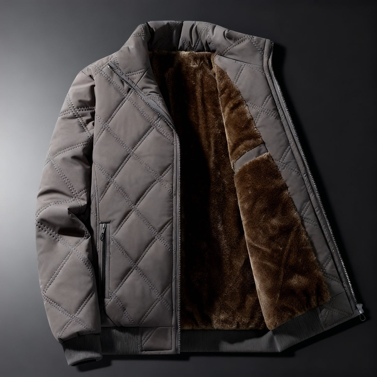 Elliot - Men's Quilted Fleece Jacket