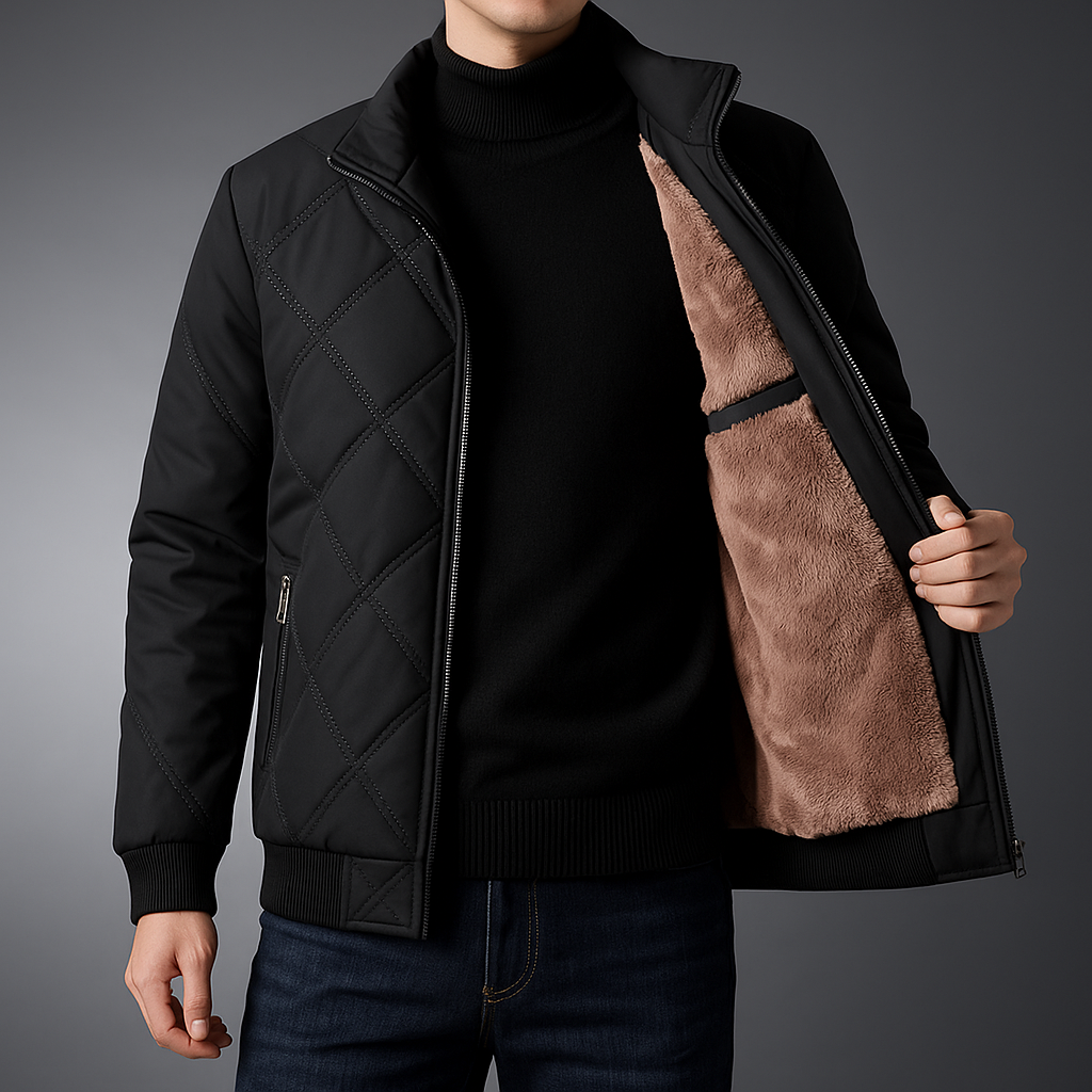 Elliot - Men's Quilted Fleece Jacket