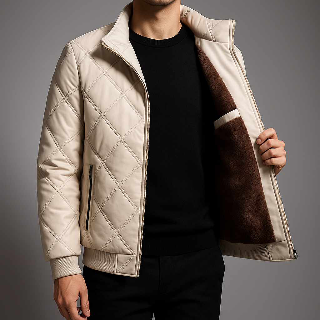 Elliot - Men's Quilted Fleece Jacket
